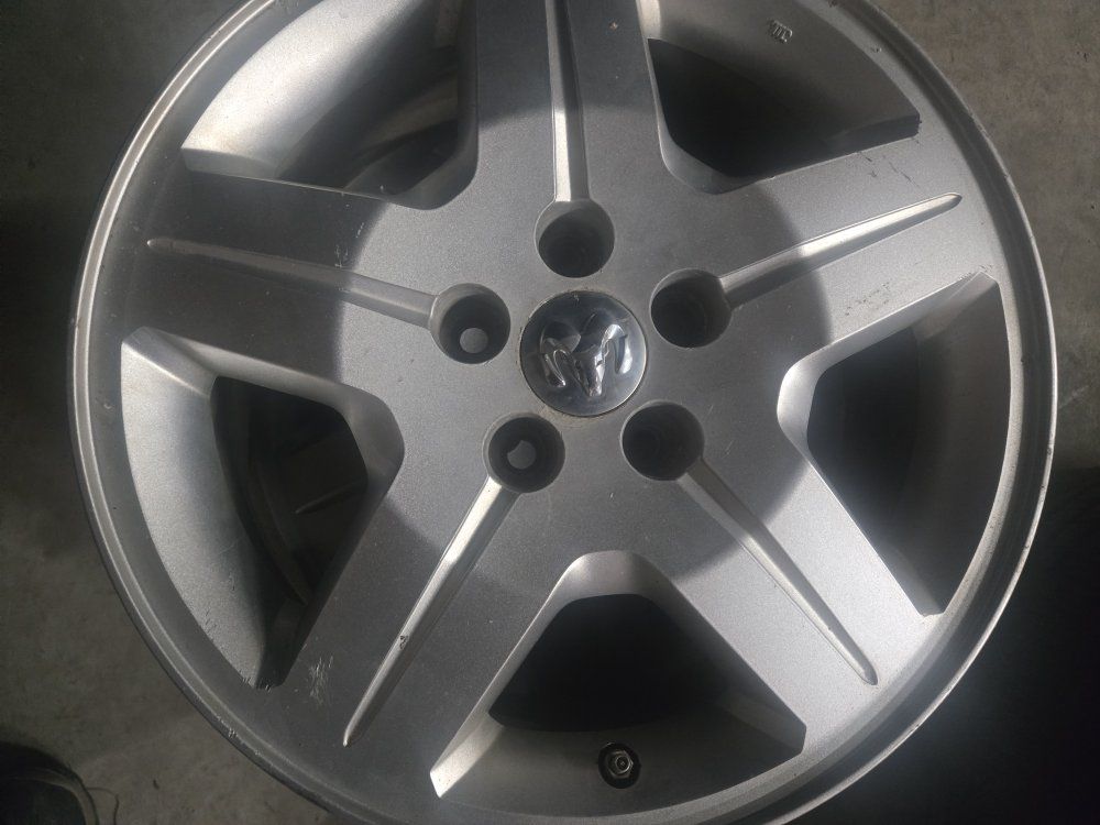 Pair of 17" Dodge Alloy Wheels