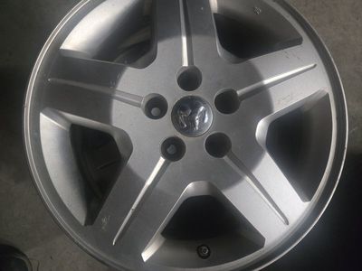 Pair of 17" Dodge Alloy Wheels