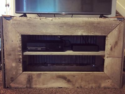 FREE Reclaimed Wood TV Stand