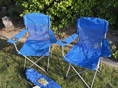 Mesh Folding Chairs 2/10$ perfect for camping