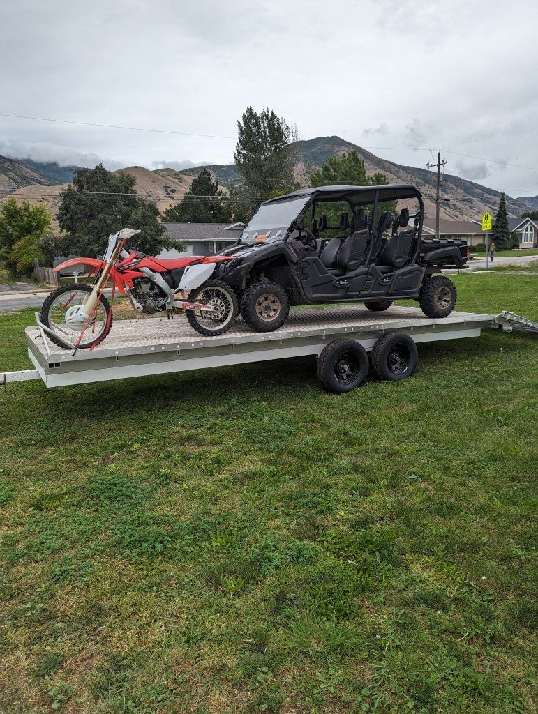 20-Ft aluminum deck trailer $4,230 OBO