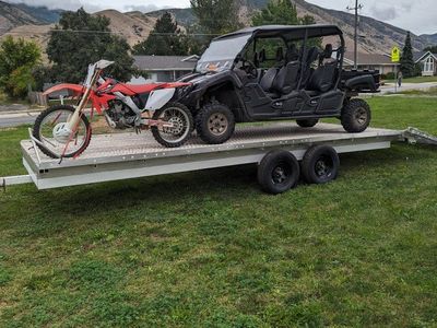 20-Ft aluminum deck trailer $4,230 OBO