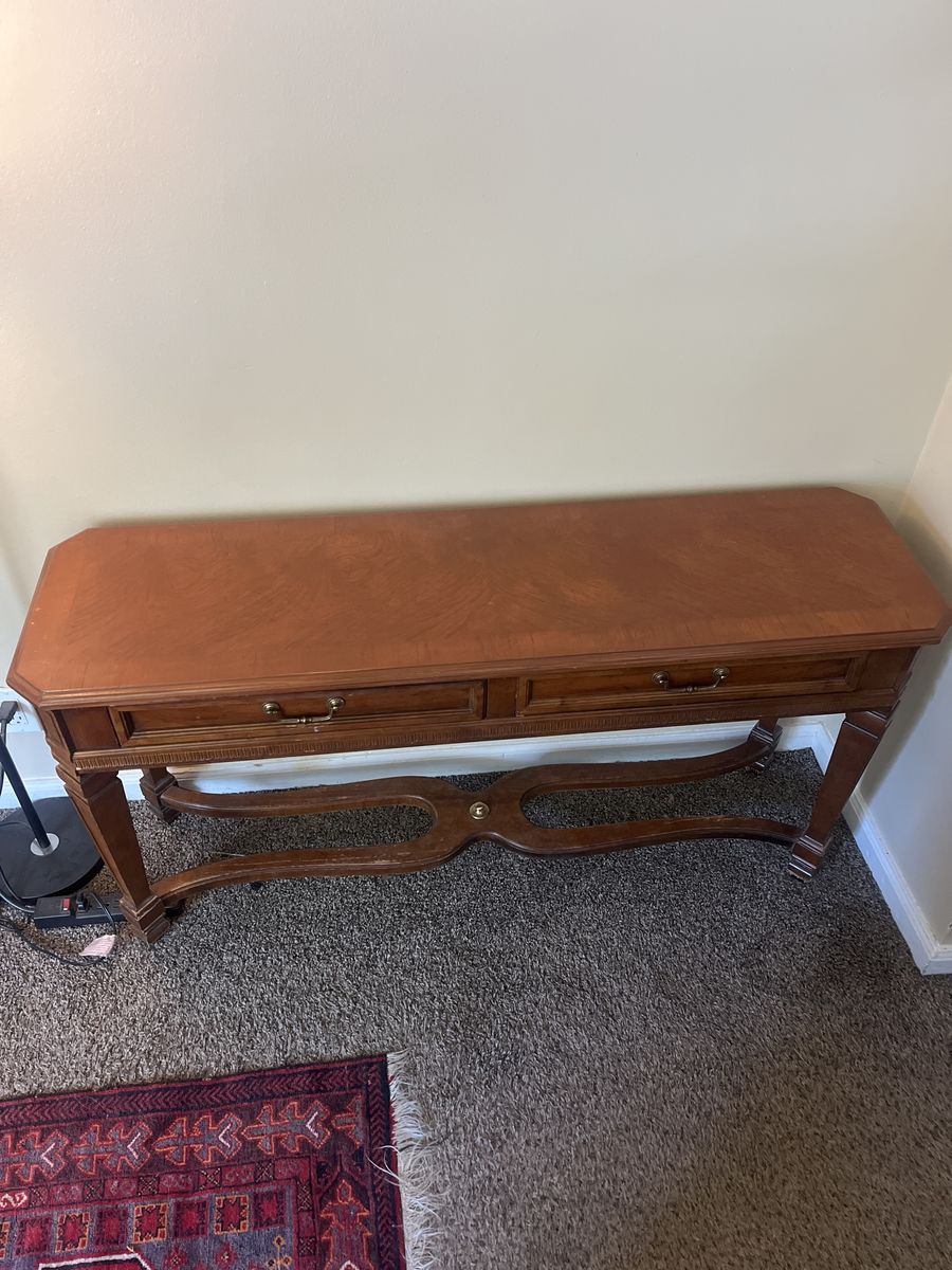 Wooden End Table/Console