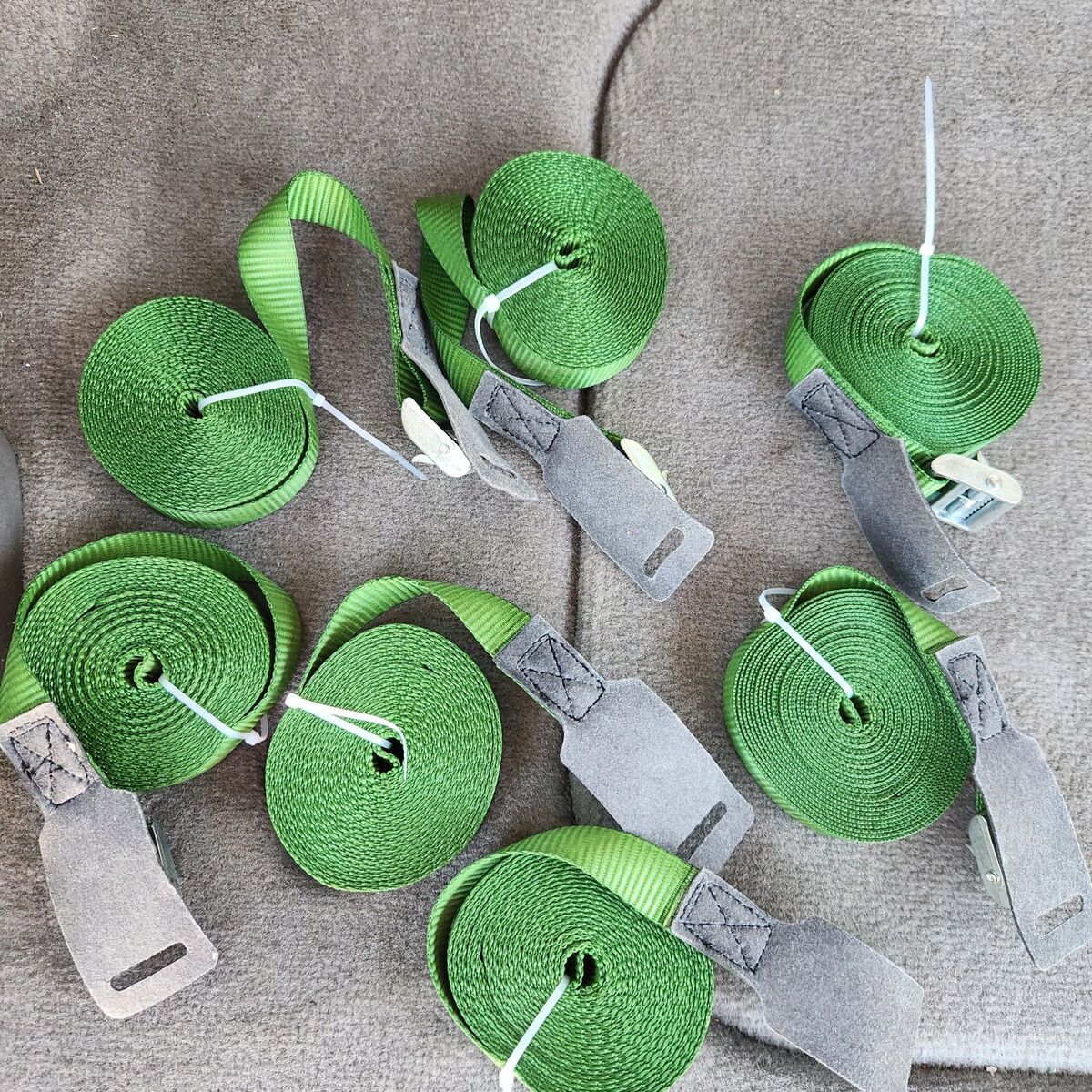 tie downs, motorcycle,  15ft x 1", new