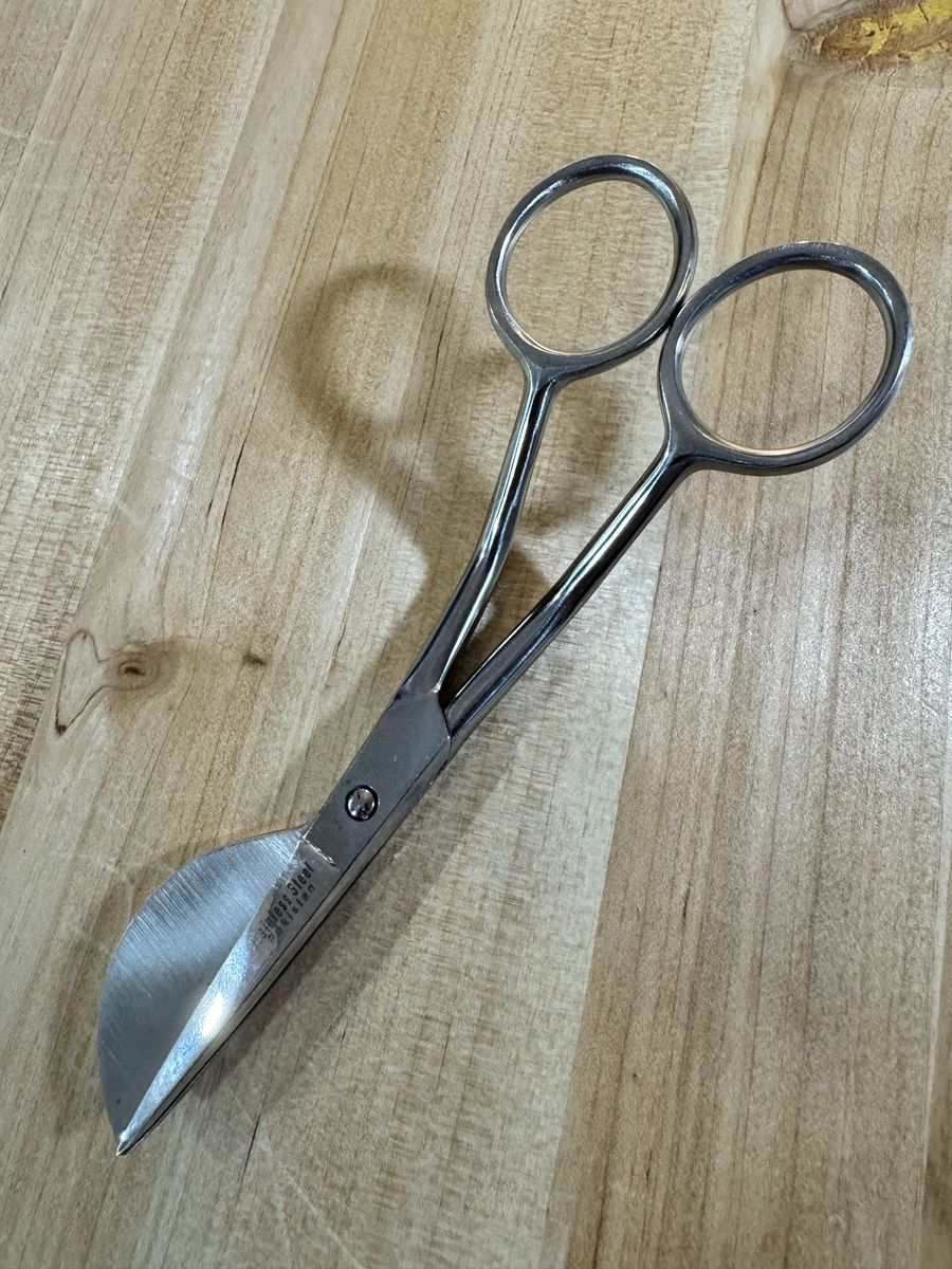 Duckbill Scissors Right Hand Stitch Embroidery Lace Thread Quilting Shears 6''  $5 - NEW