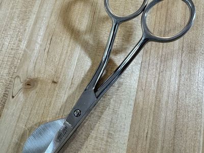 Duckbill Scissors Right Hand Stitch Embroidery Lace Thread Quilting Shears 6'' $5 - NEW