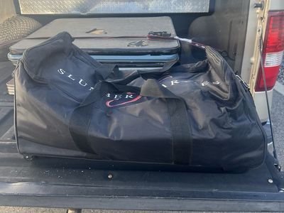 Slumber Parties Black Duffle Bag with Shoulder Strap - Large Travel Tote
