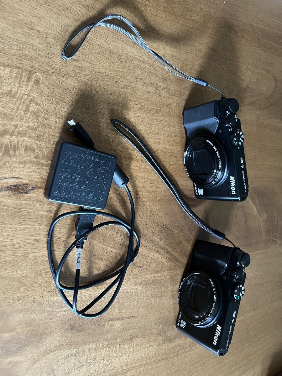 Nikon CoolPIX S9900 - 2 Cameras with Extras Excellent Condition