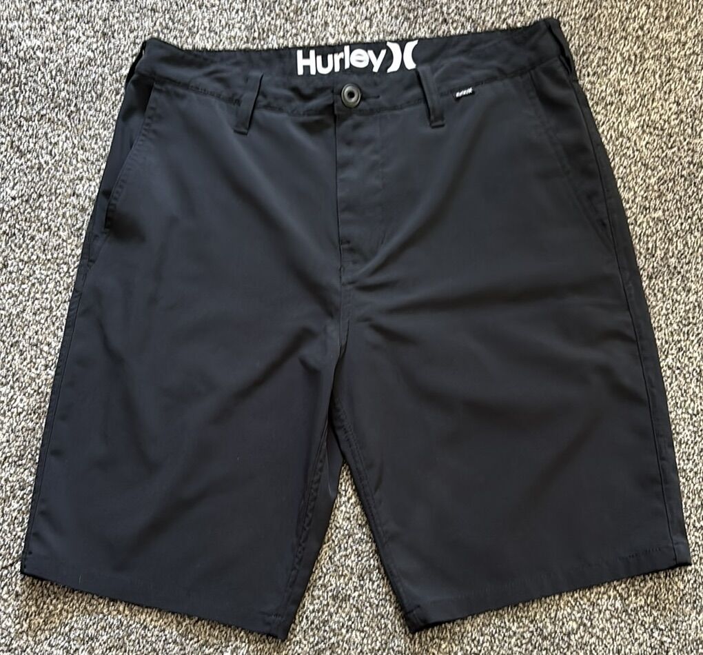 NEW! Hurley Phantom Black Shorts- Size 30