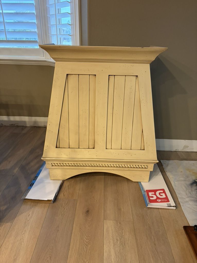 Hardwood Range Hood