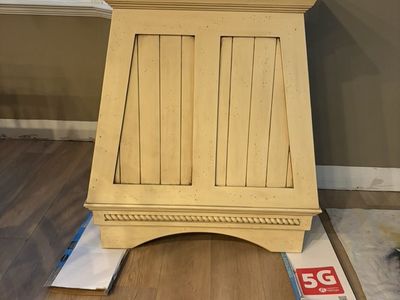 Hardwood Range Hood