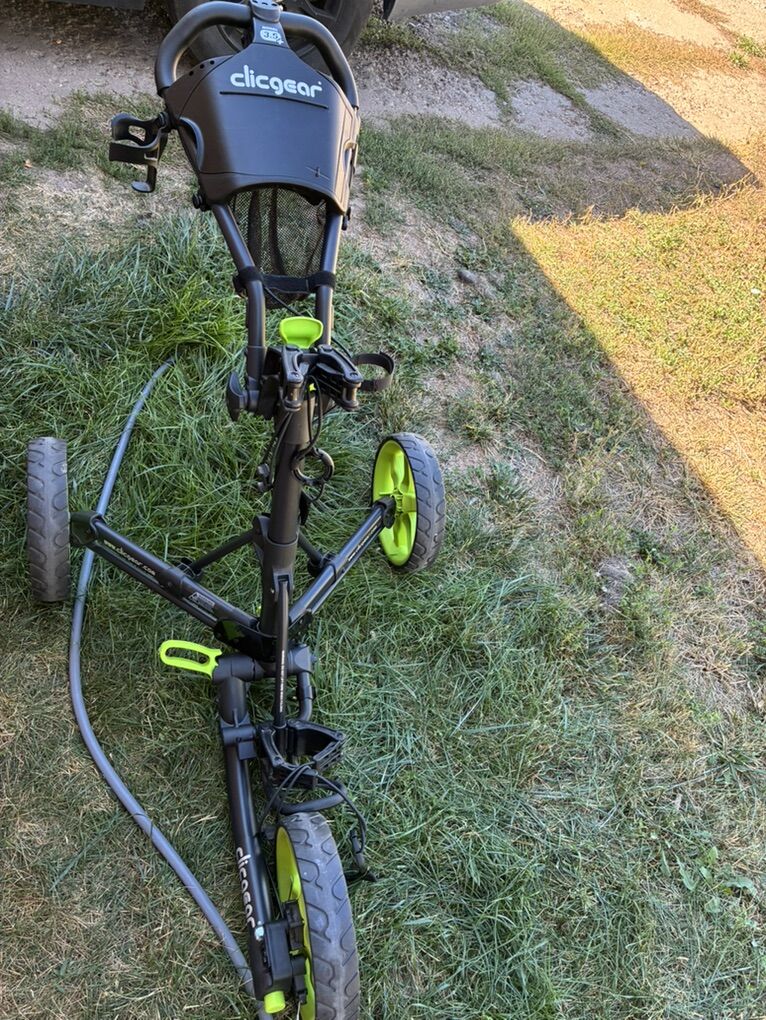 LN! Clicgear 3.5 Golf Hand Push Bag Cart Golfing