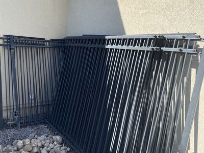 Black Rod Iron Fencing