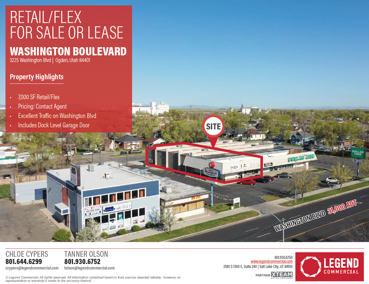 7,000 SF Retail/Flex Space For Lease