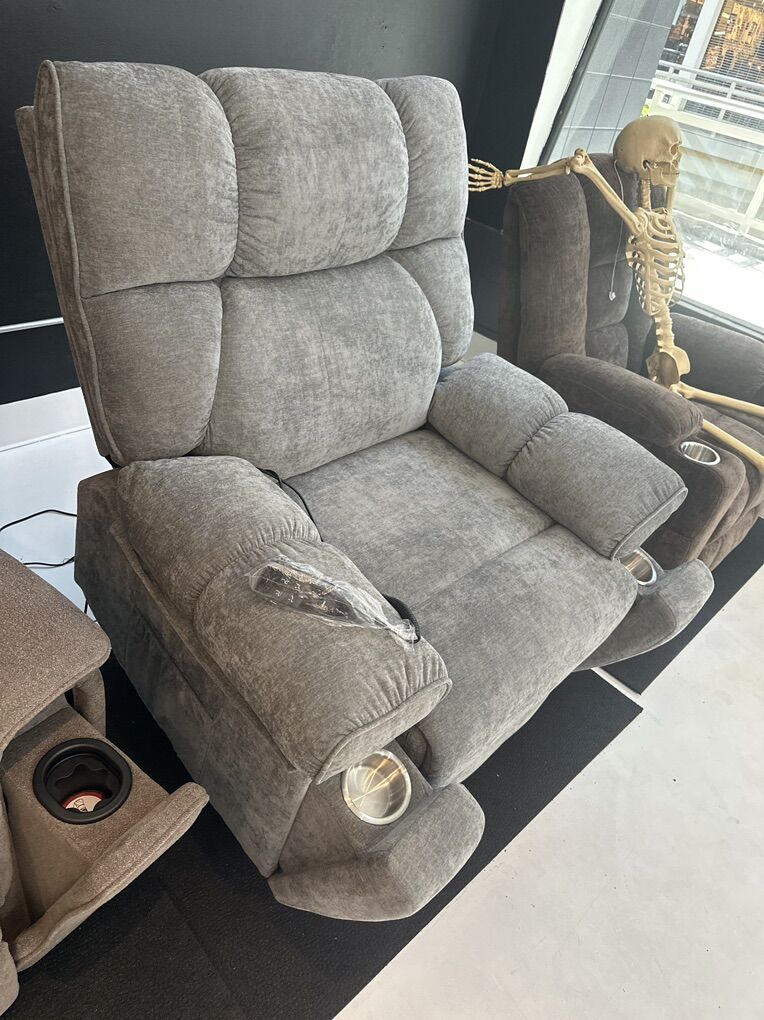 Layflat Comfy Gray Lift Chair