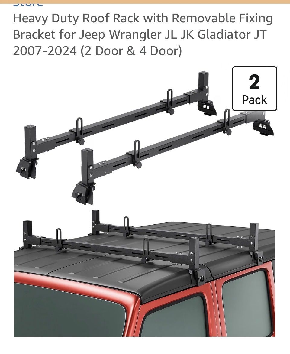 Roof rack jeep jl or jt