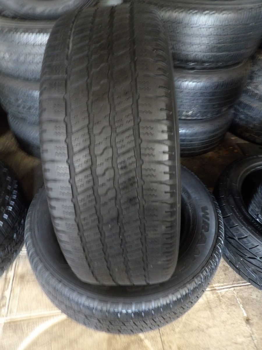 275/60R20 GOODYEAR WRANGLER SR-A PAIR OF TWO USED TIRES