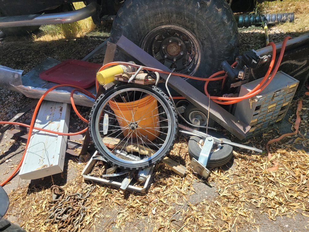 FREE SCRAP METAL PILE