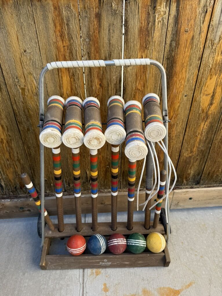 Croquet Set Includes All Shown In Pictures