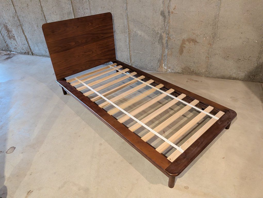 West Elm - Tilden Twin Bed / matching Wall Shelves