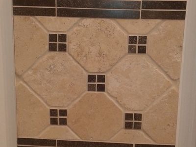 Tub Surround Travertine Tile