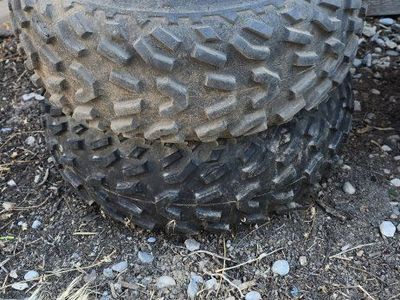 ATV Tires with Rims - Set of 2 (18x9.50-8 & 19x7.00-8)