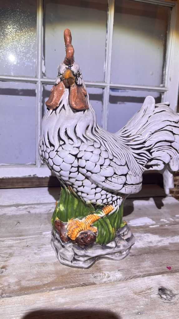 Ceramic Roosters, Farmhouse