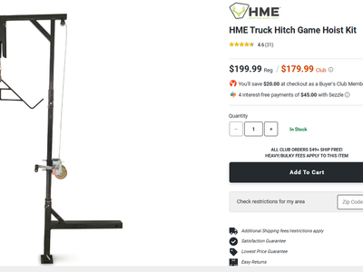 Reduced Price! HME 400 LB Game Swivel Hitch Hoist (New)