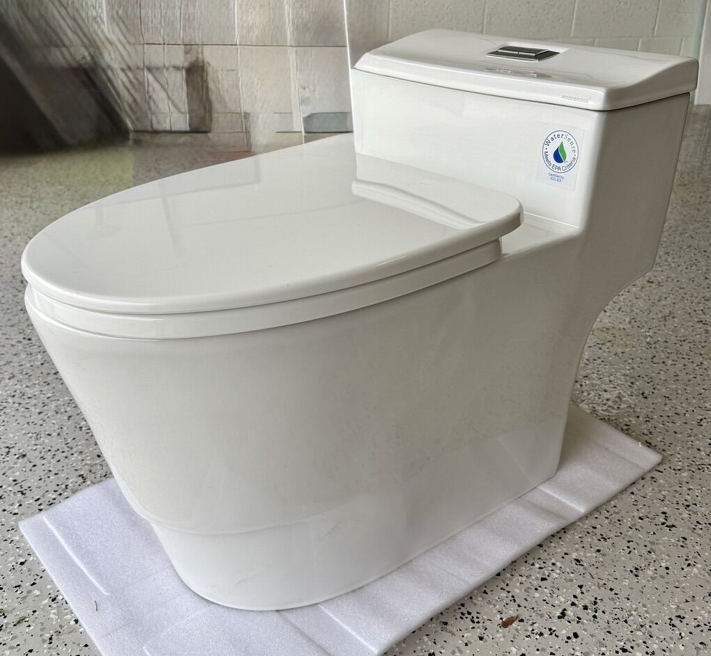 Woodbridge Bristol 1 Piece White Porcelain Toilet