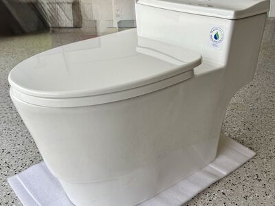 Woodbridge Bristol 1 Piece White Porcelain Toilet