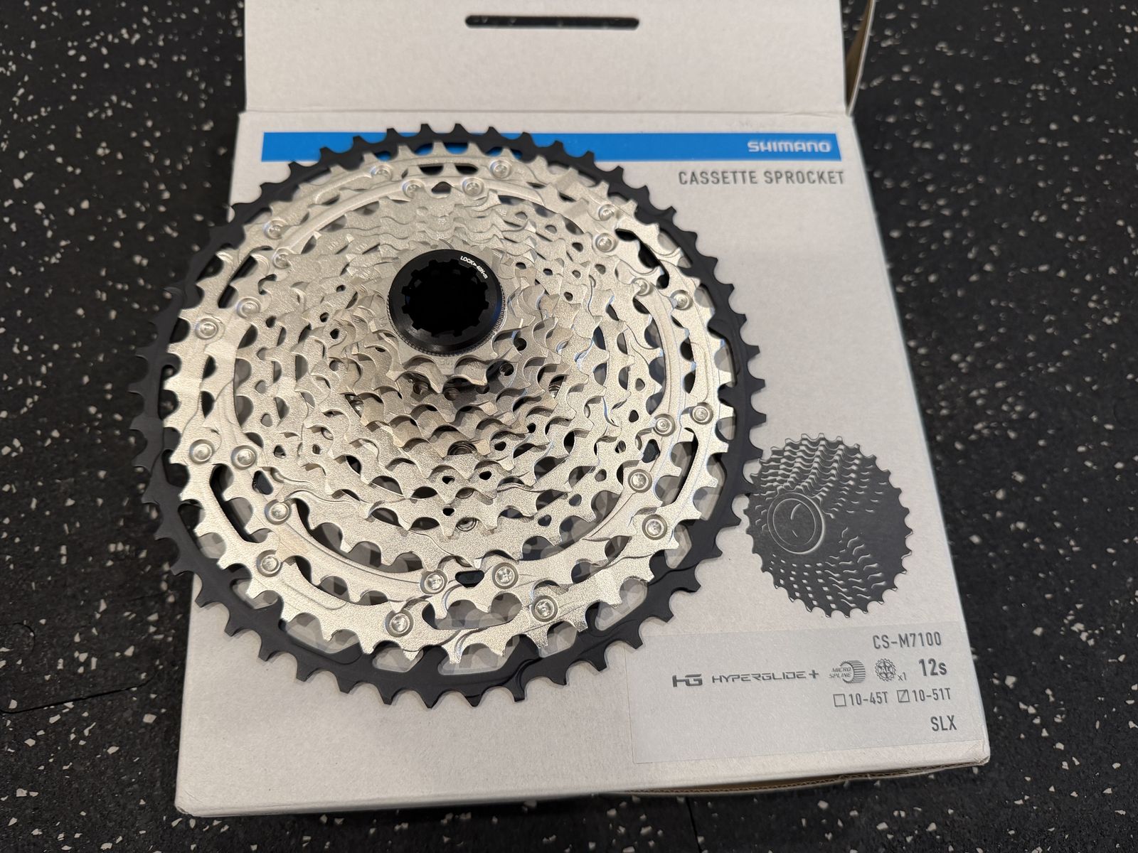 NEW Shimano SLX 12-Speed Cassette (CS-M7100) 10-51T – Never Used