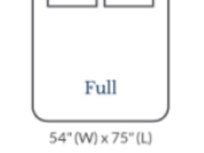 Full Size Metal Bed Frame - 54" (W) x 75" (L) with Foldable Design, Black