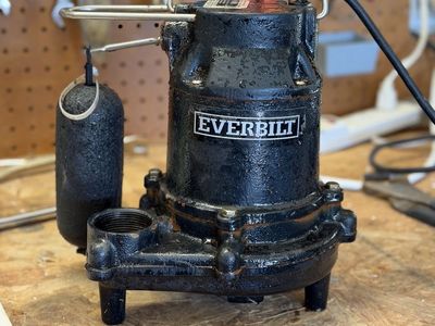 Everbilt 1/2 HP Submersible Sump Pump – $40 OBO