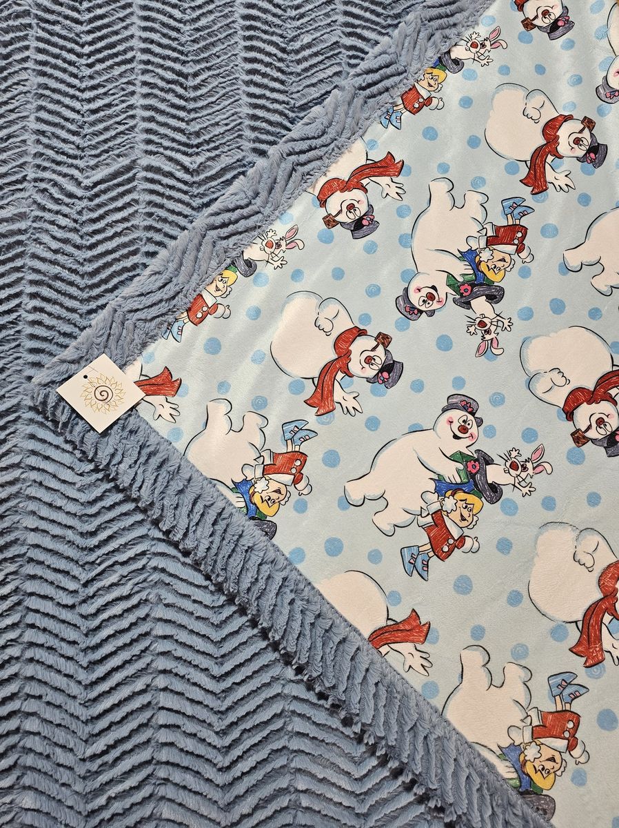 Frosty The Snowman Minky Blanket