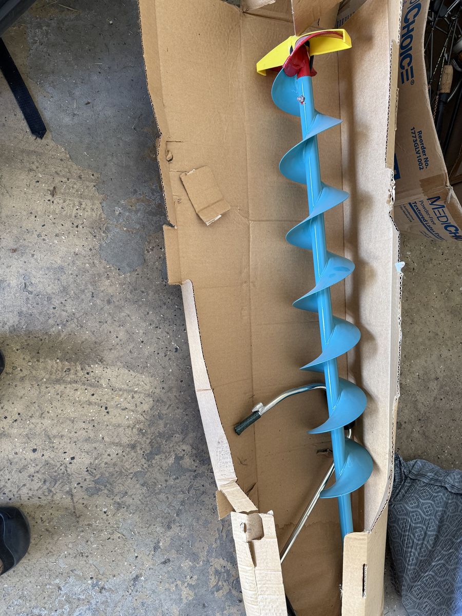 6" Large Ice Auger - Never Used