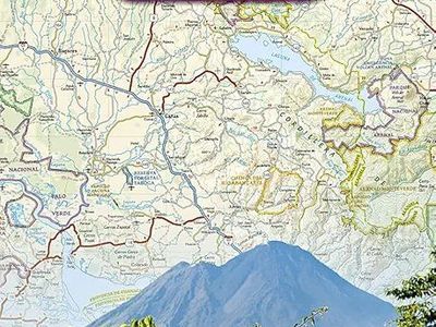 adventure map of Costa Rica