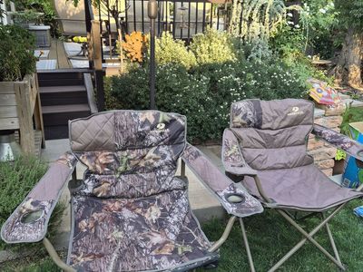 Camp chairs,Therma Rest camp mattresses,screenhouse,Smore Pie Irons.