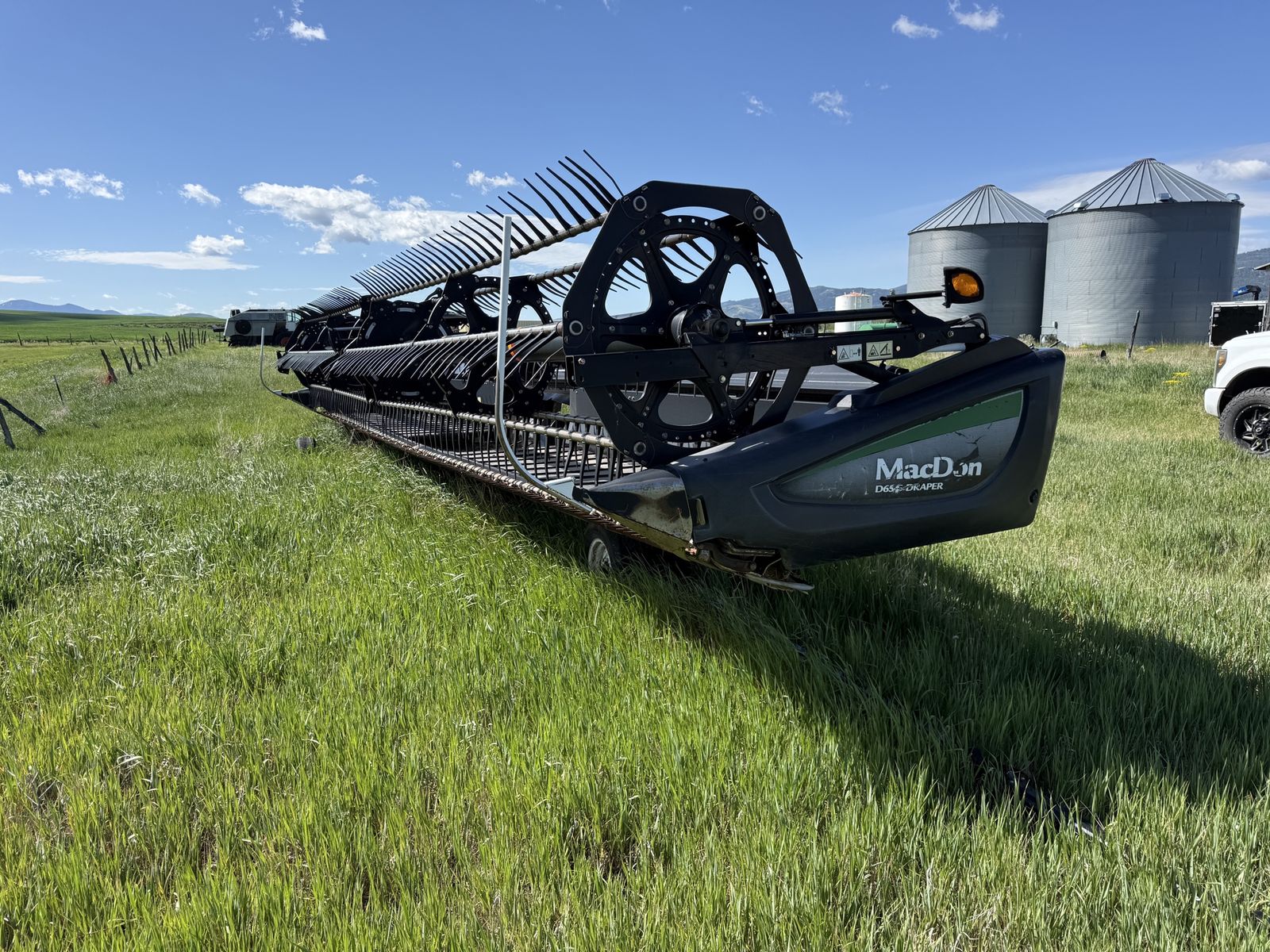 MacDon D65-D Draper Combine Head, 35-foot, Used Farm Equipment John Deere