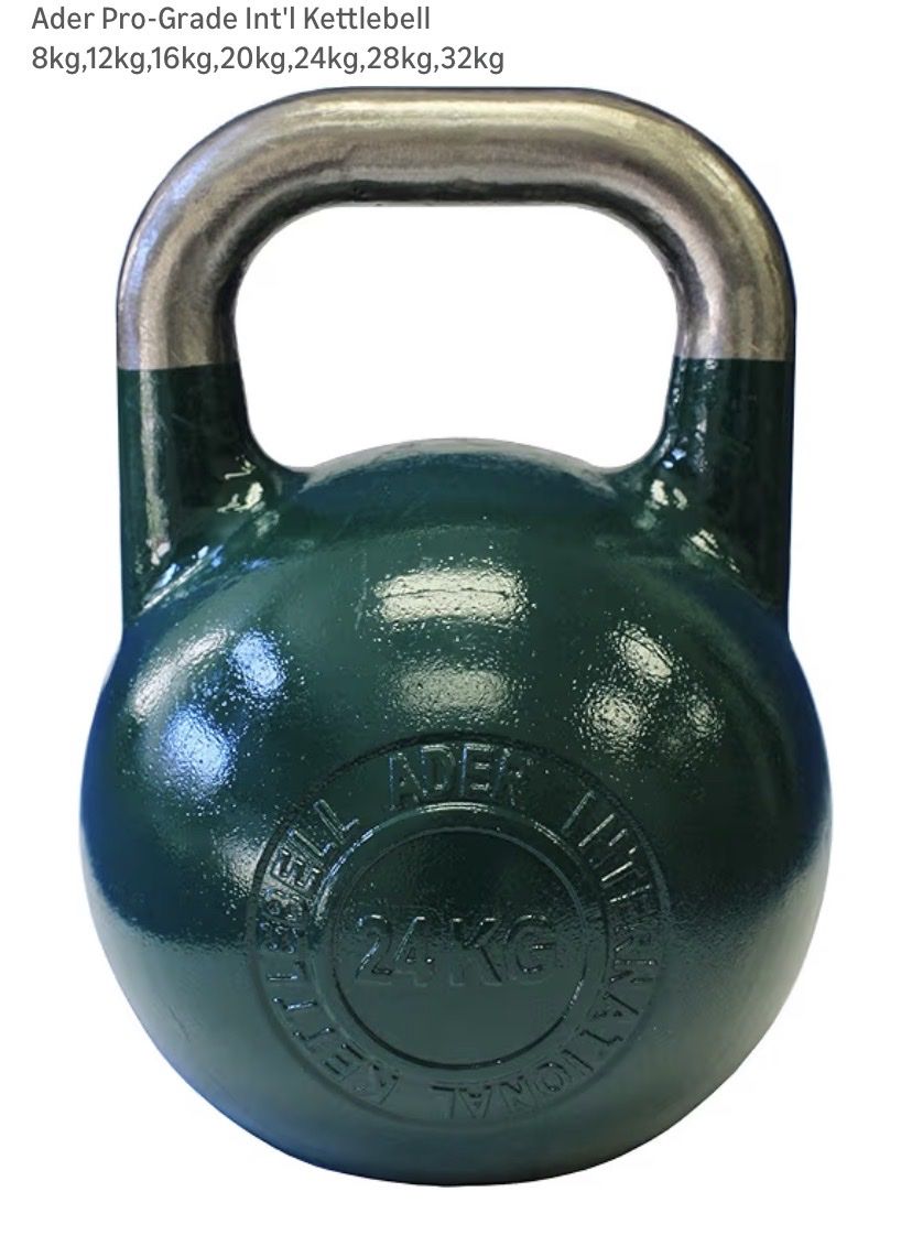 Ader Pro-Grade International Competition Kettlebell 24kg (53 lbs) - Green