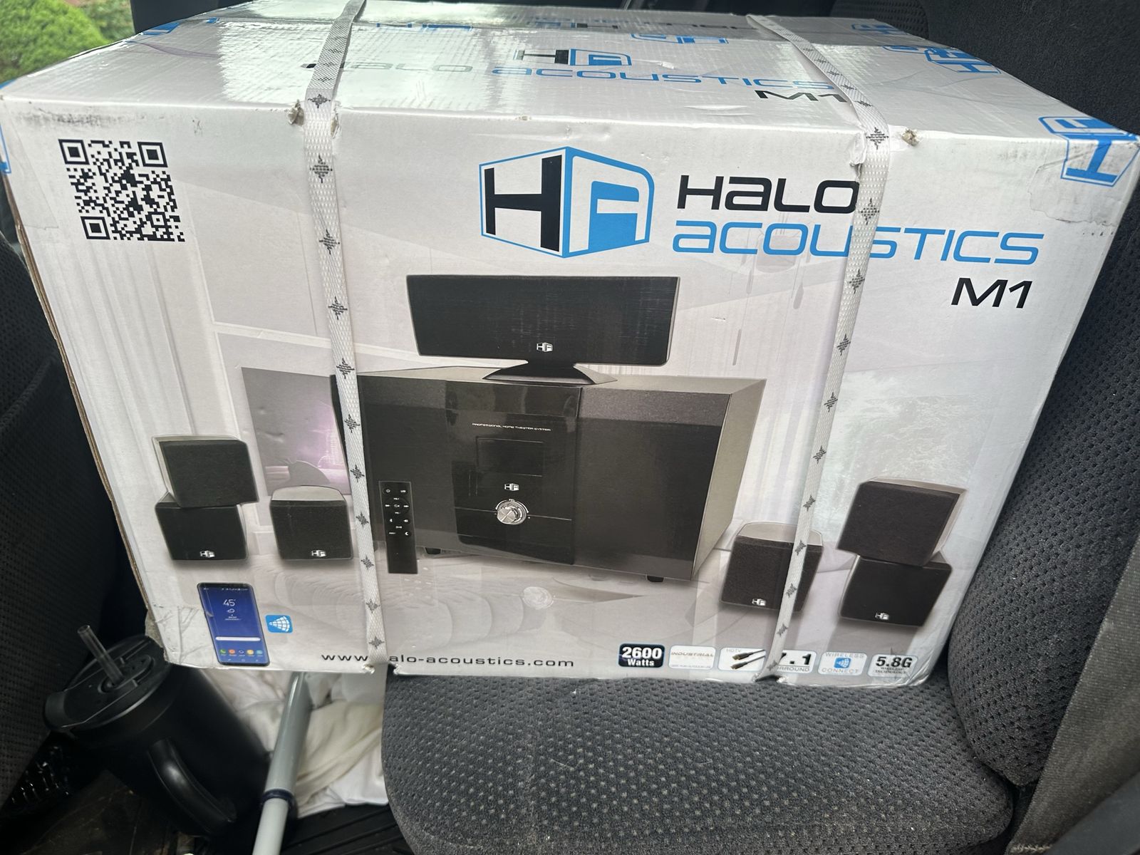 HALO Acoustics M1 10-Piece 7.1 Channel 2600W Smart Surround Sound System