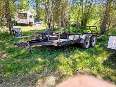 2008 Sundance tilting car hauler trailerr.14000 lb weight capacity.