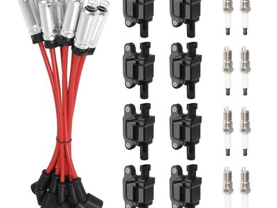 Set Of 8 GM Ignition Coils,Plugs And Wires Tahoe