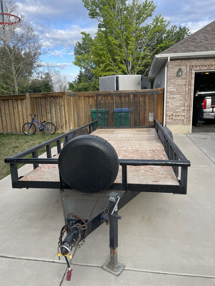 20’ atv/utv/car trailer