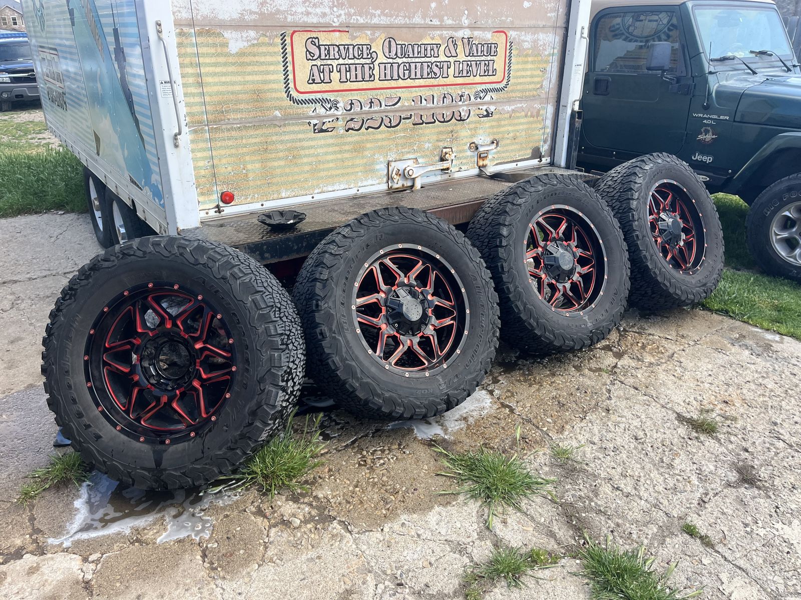 bfg wheels and  fuel wheels
