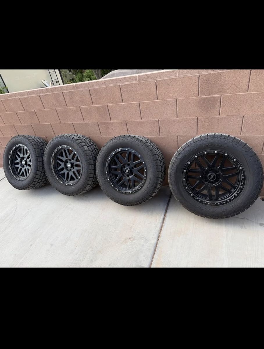 305/55 20” wheels and tires 6X135 bolt pattern Ford