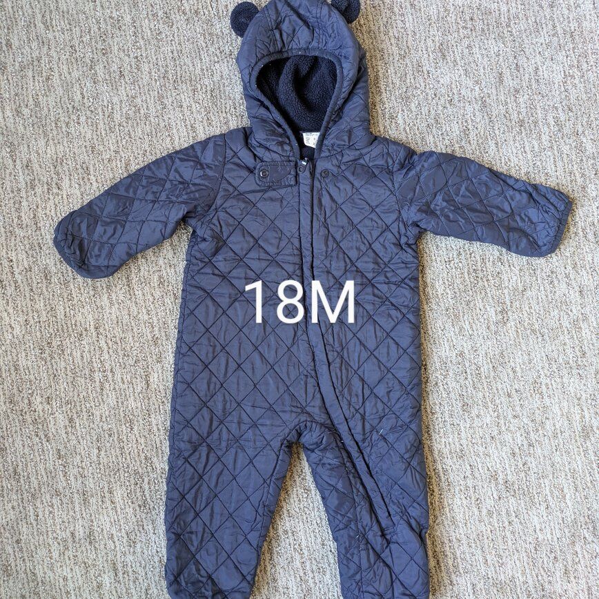 Uniqlo Quilted One-piece Suit 18M