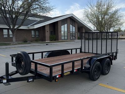 Like New 2024 7x14 Big Bubbas Dual Axle Trailer