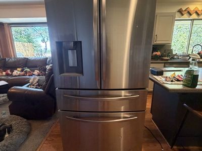 Stainless steel Samsung refrigerator