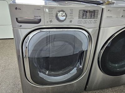 LG Front-Load Electric Dryer - Stainless Steel
