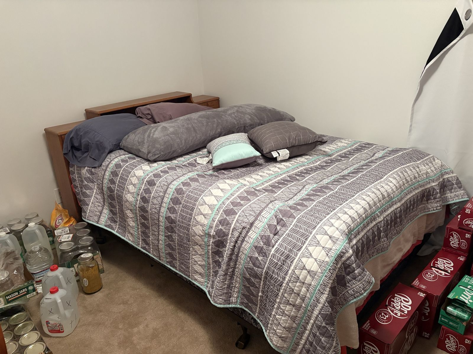 Queen bed